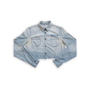Denim button down shirt